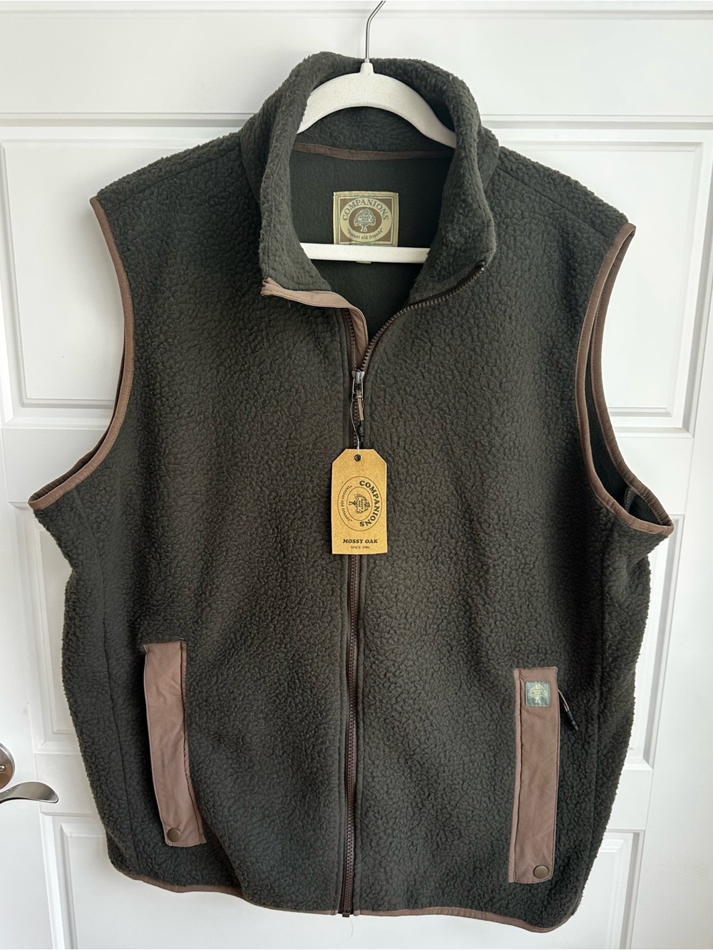 Mossy Oak Men's Campfire Fleece Vest NWT Size XL